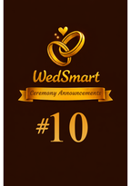 Guide #10 - Ceremony Announcements